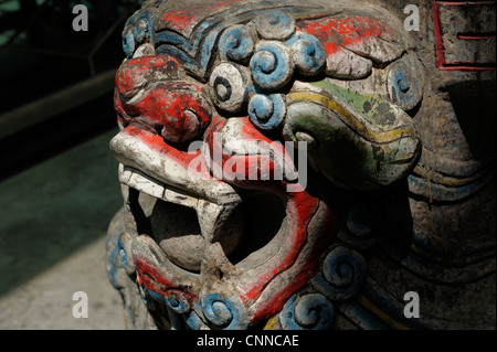 dekorative Statue, Tempel in Ko Kret (Koh Kred),,(near bangkok) Nonthaburi, thailand Stockfoto