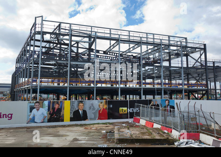 ITV Granada Studios im Bau an der Media City, Salford Quays, UK Stockfoto