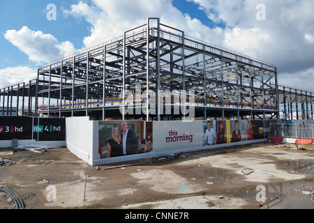 ITV Granada Studios im Bau an der Media City, Salford Quays, UK Stockfoto