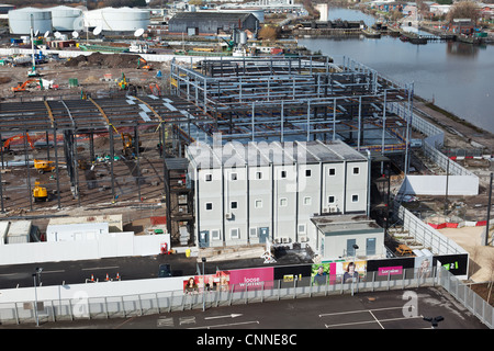 ITV Granada Studios im Bau an der Media City, Salford Quays, UK Stockfoto