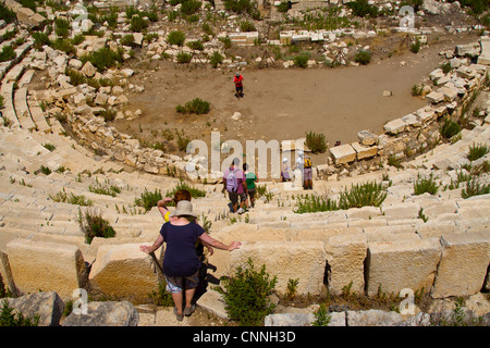 Theater. Patara Ruinen. Die Provinz Antalya. Mittelmeerküste. Turkei. Stockfoto