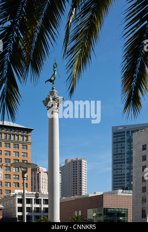 Dewey Denkmal, Union Square, San Francisco, Kalifornien, USA Stockfoto