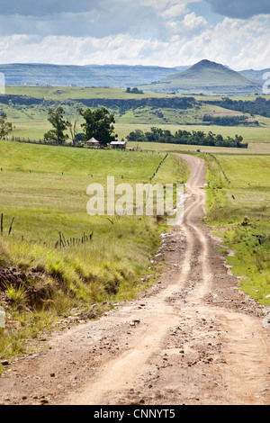 Landschaft, Ausläufer des südlichen Drakensbergen, Eastern Cape, Südafrika Stockfoto