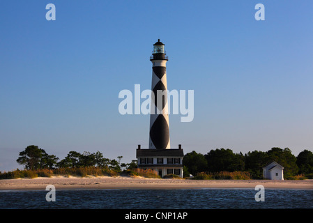 Foto von Cape Lookout Leuchtturm, Outer Banks, North Carolina, USA Stockfoto