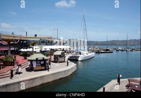 Südafrika Knysna Quays Waterfront Stockfoto