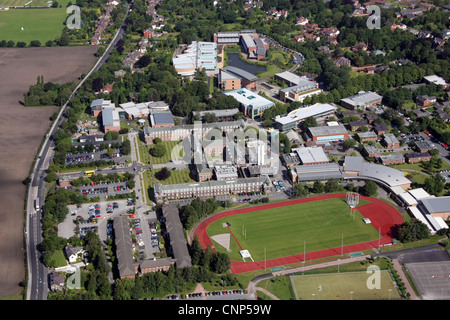 Luftaufnahme der Edge Hill University in Ormskirk, Lancashire Stockfoto