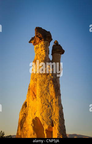 Feenkamine. Pasa Bagi. Kappadokien, Türkei. Stockfoto