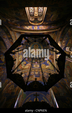 Königlicher Palast-Kapelle des Heiligen Apostel Andreas in den königlichen Palast in Dedinje in Belgrad, Serbien. Stockfoto