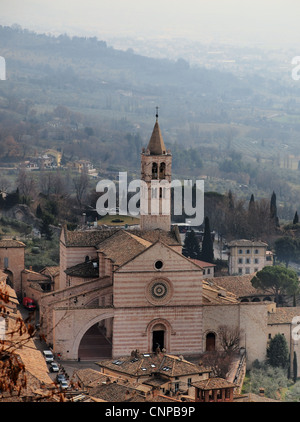 Basilica di Santa Chiara, Assisi, Italien Stockfoto