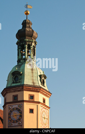 Altes Rathaus Stadtgeschichtliches Museum, Leipzig, Deutschland. Stockfoto