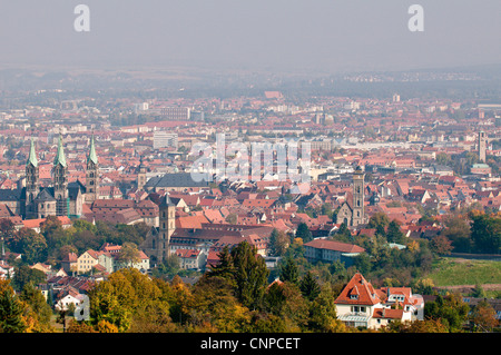 Skyline von Bamberg, Deutschland. Stockfoto