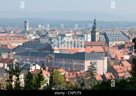 Skyline von Bamberg, Deutschland. Stockfoto