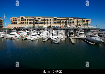 Yachten in Glenelg. Adelaide. South Australia. Stockfoto