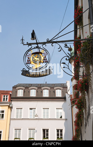 Architektur in Regensburg, Deutschland. Stockfoto