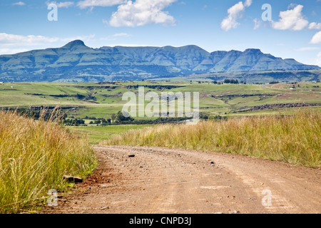 Landschaft, Ausläufer des südlichen Drakensbergen, Eastern Cape, Südafrika Stockfoto