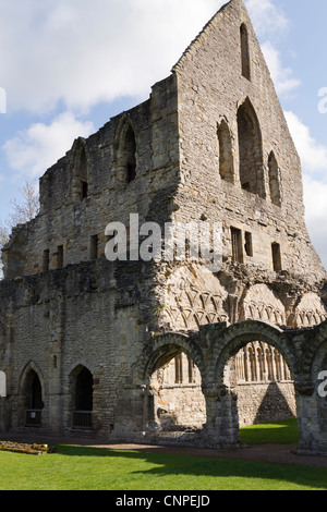 Das Priorat Ruinen in Much Wenlock heute von English Heritage verwaltet Stockfoto