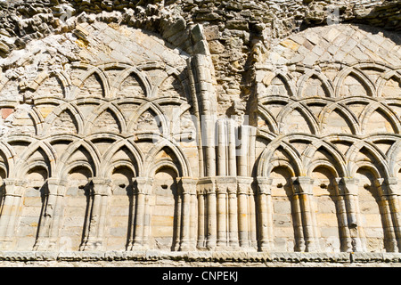 Das Priorat Ruinen in Much Wenlock heute von English Heritage verwaltet Stockfoto