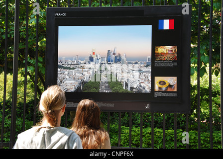 Open-Air-Ausstellung am Jardin du Luxemburg Paris Frankreich Stockfoto