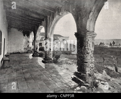 Mission von San Juan, Kalifornien um 1890 Stockfoto