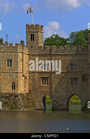 [Leeds Castle] Burg [Mauer] Stockfoto