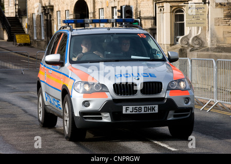 BMW X 5 Leicestershire Polizei-Auto Stockfoto