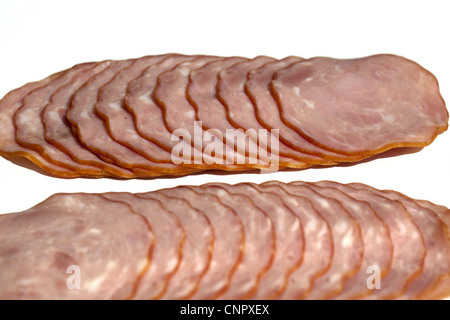 Krakowska geräucherte polnische Wurst Stockfoto