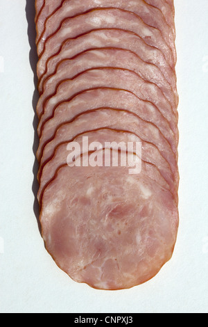 Krakowska geräucherte polnische Wurst Stockfoto