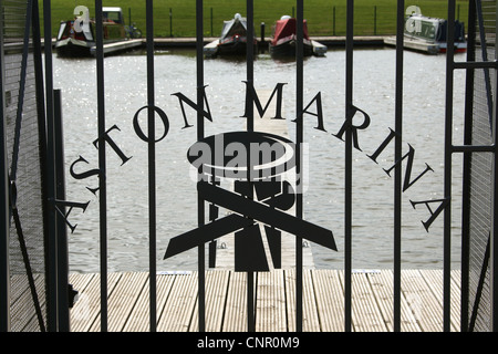 Aston Marina in der Nähe von Stafford Staffordshire England GB UK 2012 Stockfoto