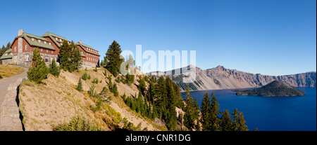 Crater Lake Lodge Oregon USA Stockfoto