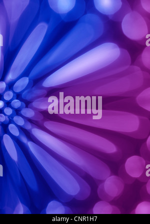 Bunte Urlaub Bokeh Hintergrund mit einer magischen Bewegung Lichter Stockfoto