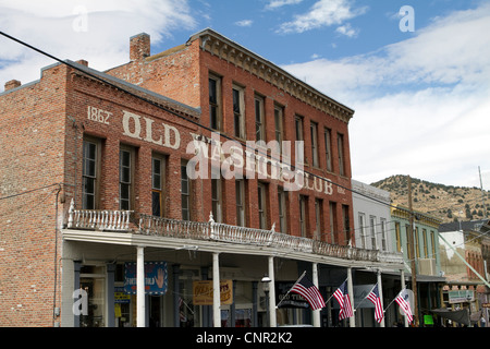 Historischen Virginia City, Nevada, USA Stockfoto