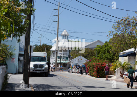 Key West am frühen Morgen. Stockfoto