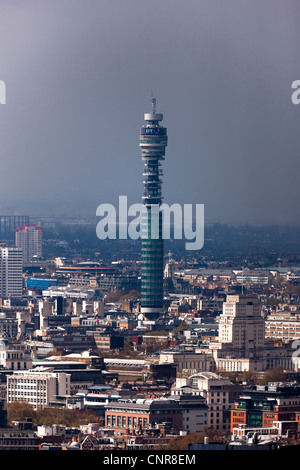 London England UK British Telecom Tower BT Textfreiraum Stockfoto