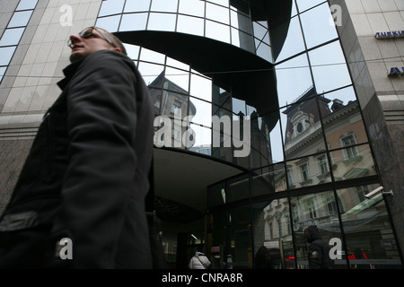 Fußgängerzone Knez Mihailova ulica in Belgrad, Serbien. Stockfoto