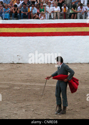 Stierkampf in der Stierkampfarena von Alcudia, Spanien, Balearen, Mallorca, Alcudia Stockfoto