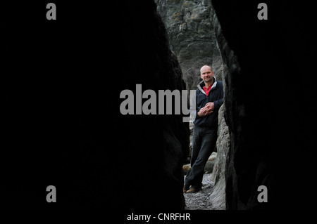 TV-Sender, Explorer und Marine-Biologe Monty Halls. Stockfoto