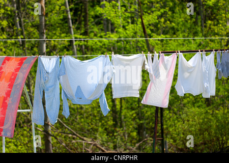 Waschanlage auf Bauernhof Stockfoto