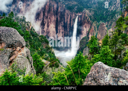 Trinken fällt in Chihuahua, Mexiko. Stockfoto