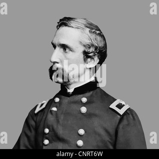 Digital restauriert Vektor Portrait von General Joshua Lawrence Chamberlain. Stockfoto