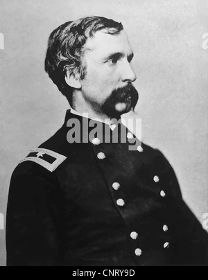 Digital restauriert Vektor Portrait von General Joshua Lawrence Chamberlain. Stockfoto