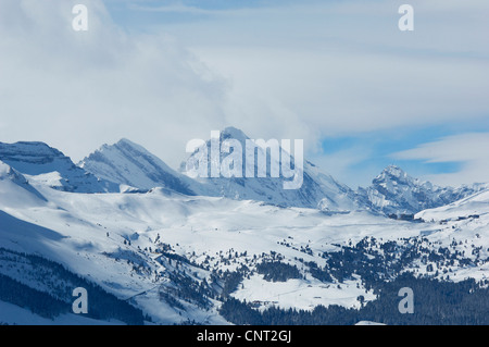 Hoher Gebirgspass Kleine Scheidegg, Schweiz Stockfoto