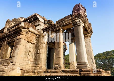 Angkor Wat ist im frühen 12. Jahrhundert erbaut, die ein Symbol von Kambodscha geworden. Stockfoto