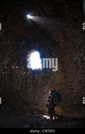 Kohle Ofen Nevada Bergbau Kohle Ofen Ofen alte Kammer Glutstein Stockfoto