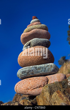 kleiner Stein Turm dient als Land Noten, Frankreich, Provence, Verdonschlucht Stockfoto