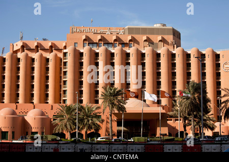 Sheraton Hotel, Abu Dhabi, der Hauptstadt der Vereinigten Arabischen Emirate VAE, Asien Stockfoto