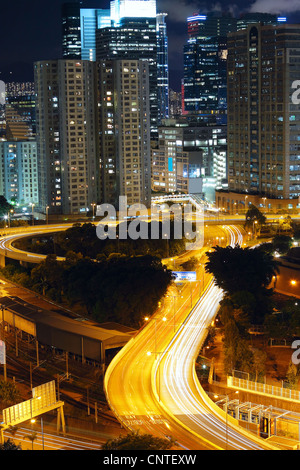 Moderne Stadt Hong Kong Stockfoto
