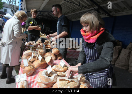 Queens Park Farmers' Market Stockfoto