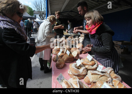 Queens Park Farmers' Market Stockfoto