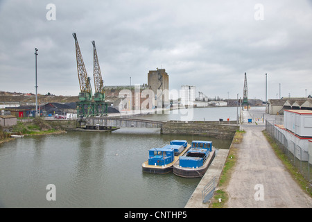 Schärfe-Kanal, Gloucestershire, England Stockfoto