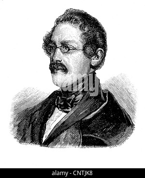 Anton Alexander Graf von Auersperg, 1806-1876, Pseudonym Anastasiu Gruen Zelenec auf Slowenisch, Politiker und Deutsch sprechende s. Stockfoto